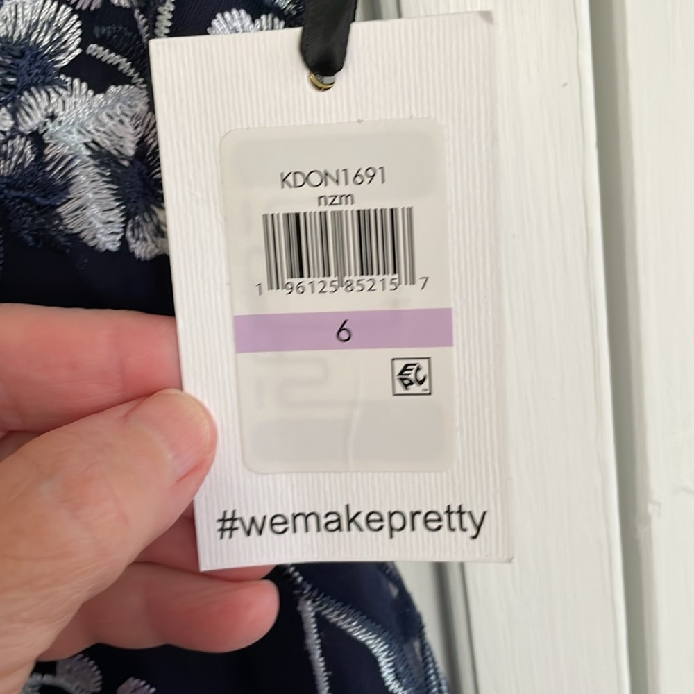 Kenzie Dresses - Navy Cocktail Dress - Picture 3 of 10